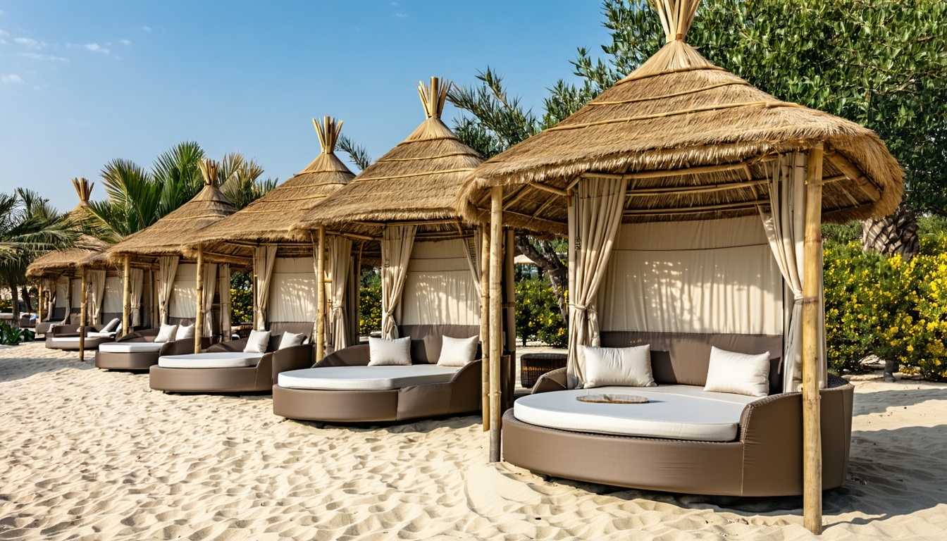 Premium relaxation cabanas at Aquaventure World Dubai